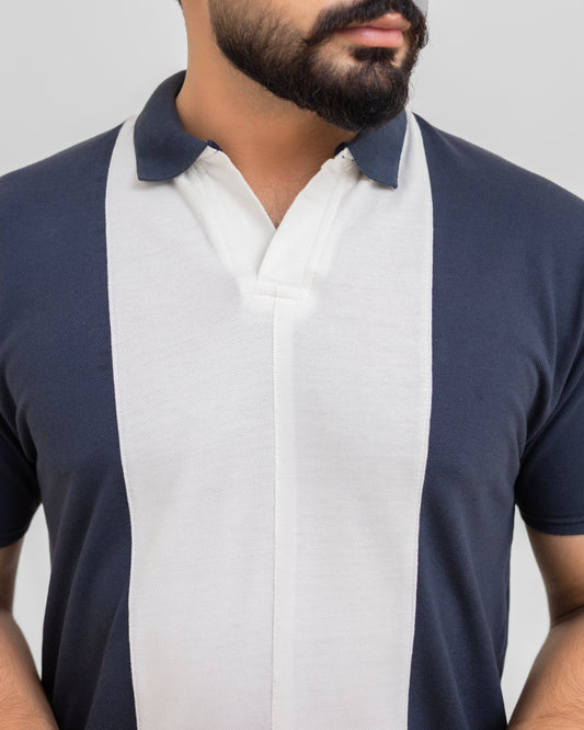 CLASSIC GREY PIQUE POLO