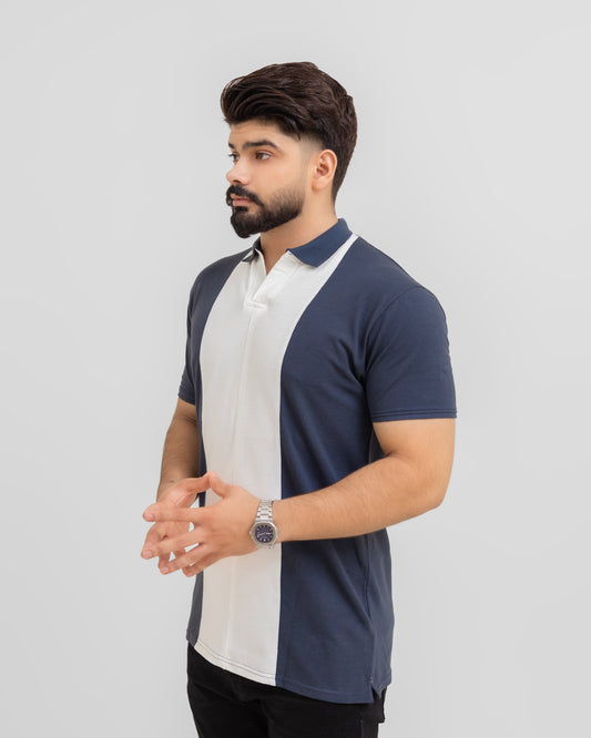 CLASSIC GREY PIQUE POLO
