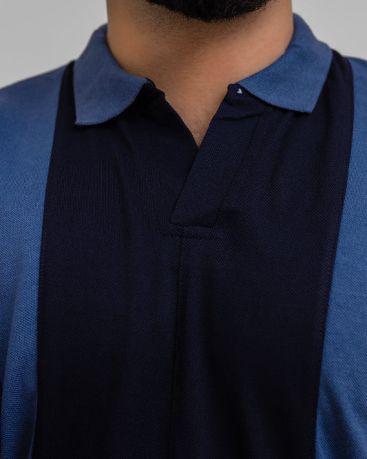CLASSIC BLUE PIQUE POLO